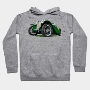 1937 MG Midget in green Hoodie